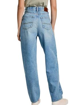 Calça jeans Pepe Jeans Addison azul para mulheres