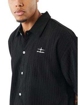 Camisa Project X Paris logo bordado preto para homem