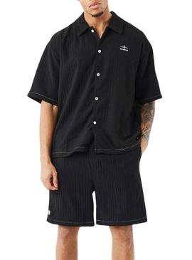 Camisa Project X Paris logo bordado preto para homem