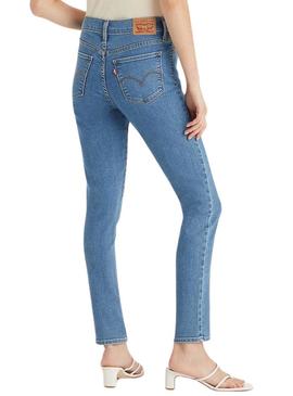 Calça jeans Levi's 311 Shaping Skinny azul para mulher.