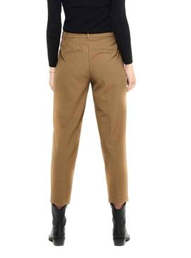 Pantalon Only Evila Tostado para Mulher