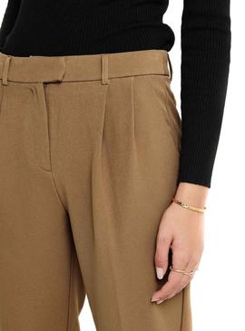 Pantalon Only Evila Tostado para Mulher