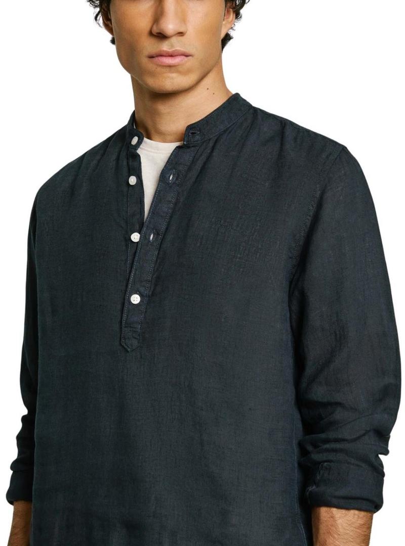 Camiseta Pepe Jeans Astor azul marinho para homem.