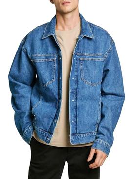 Jaqueta jeans reversível Pepe Jeans para homem.