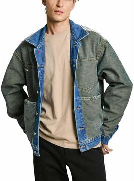 Jaqueta jeans reversível Pepe Jeans para homem.