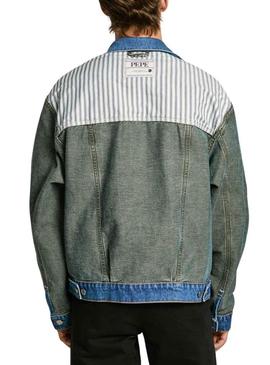 Jaqueta jeans reversível Pepe Jeans para homem.
