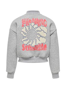 Bomber Only Kids Koglovely cinza para menina