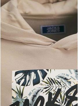 Moletom Jack and Jones Hawaii Shape bege criança