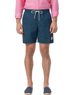 Roupa de banho El Pulpo azul marinho para homem