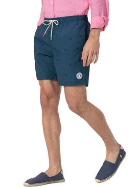 Roupa de banho El Pulpo azul marinho para homem