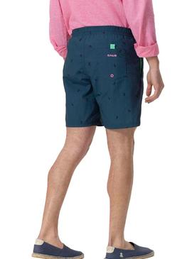 Roupa de banho El Pulpo azul marinho para homem