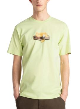 Camisa Vans Times Up verde para homens.