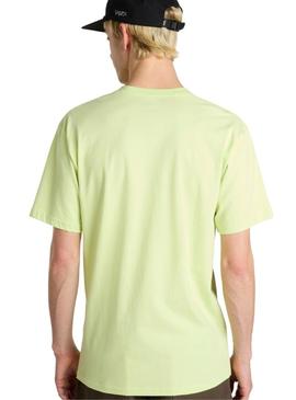 Camisa Vans Times Up verde para homens.
