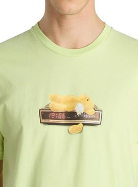 Camisa Vans Times Up verde para homens.