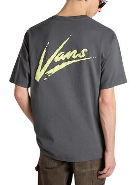 Camisa Vans Dettori cinza para homem.