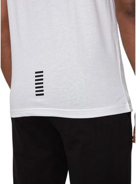 Camiseta Emporio Armani EA7 Core Identity branca para homem.
