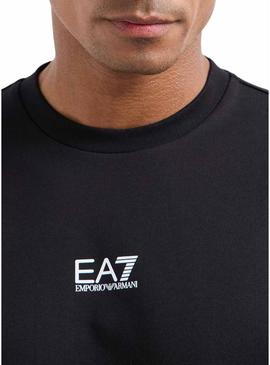 Moletom Emporio Armani EA7 Core Identity preto para homem