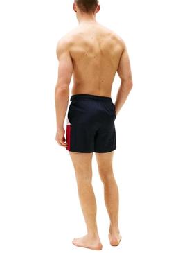 Fato de banho Tommy Hilfiger tricolor azul marinho para homens