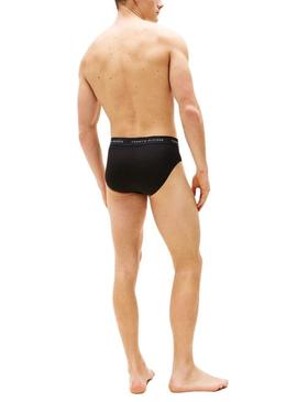 Slips Tommy Hilfiger slip básico preto para homem.