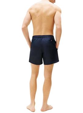 Calção de banho Tommy Hilfiger Medium Drawstring azul marinho para homem