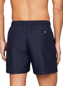 Calção de banho Tommy Hilfiger Medium Drawstring azul marinho para homem