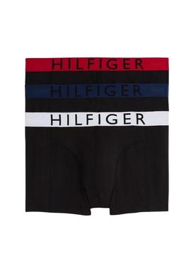Cuecas Tommy Hilfiger boxer preta para homens