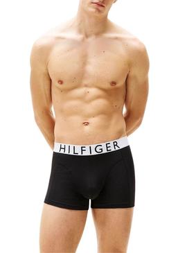 Cuecas Tommy Hilfiger boxer preta para homens