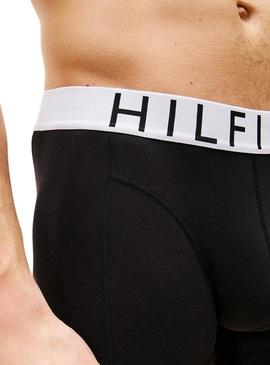 Cuecas Tommy Hilfiger boxer preta para homens