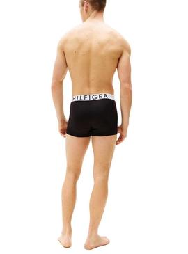 Cuecas Tommy Hilfiger boxer preta para homens