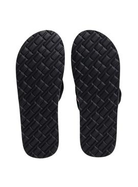 Chinelos Tommy Hilfiger Corporate azul marinho para homem.