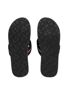 Chinelos Tommy Hilfiger Corporate preto para homem