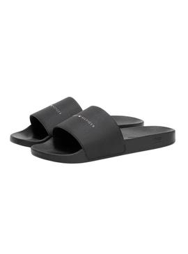 HILIFGER NYC POOL SLIDE Preto