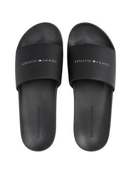 HILIFGER NYC POOL SLIDE Preto