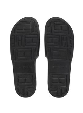 HILIFGER NYC POOL SLIDE Preto