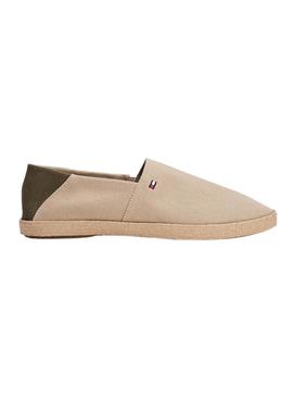 Alpargatas Tommy Hilfiger Espadrille em bege para homem.