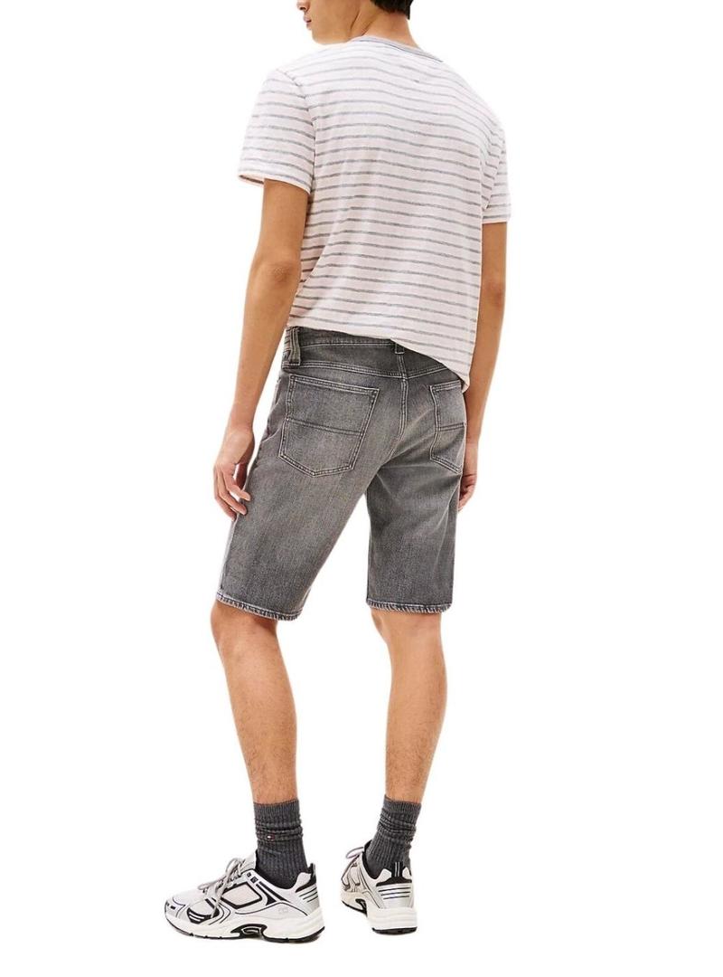 Bermudas Tommy Jeans Ronnie cinza para homens