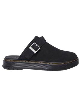 Sapato Mule Dr. Martens Brookline preto para mulher.