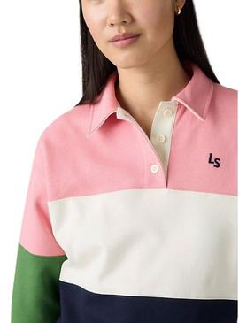 Sweatshirt Levis Popover multicolor para mulher.