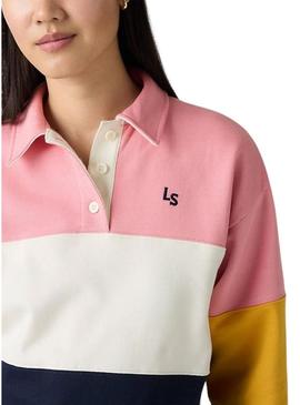 Sweatshirt Levis Popover multicolor para mulher.