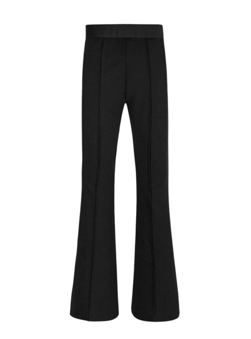 Calças Calvin Klein flare preta para menina.