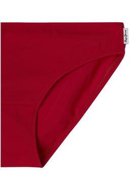 Biquíni Pepe Jeans logo vermelho para menina.