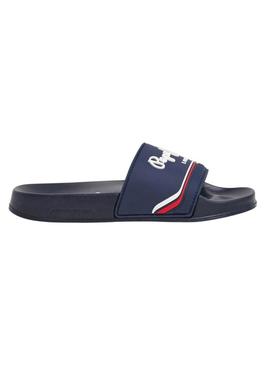 Chinelos Pepe Jeans Slider azul marinho para menino