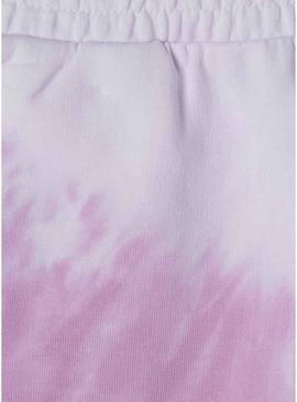 Shorts Pepe Jeans Amy rosa e branco para menina