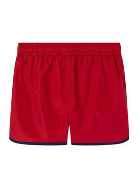 Fato de banho  Pepe Jeans Piping vermelho para menino