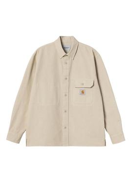 Sobrecamisa Carhartt Reno bege para homem
