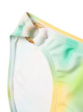 Biquíni Name It Zelia estampado verde para menina.