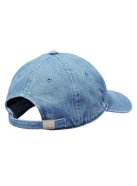 Boné Calvin Klein Jeans Monograma denim para mulher.