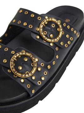 Sandálias Pepe Jeans Pola preto para mulher.