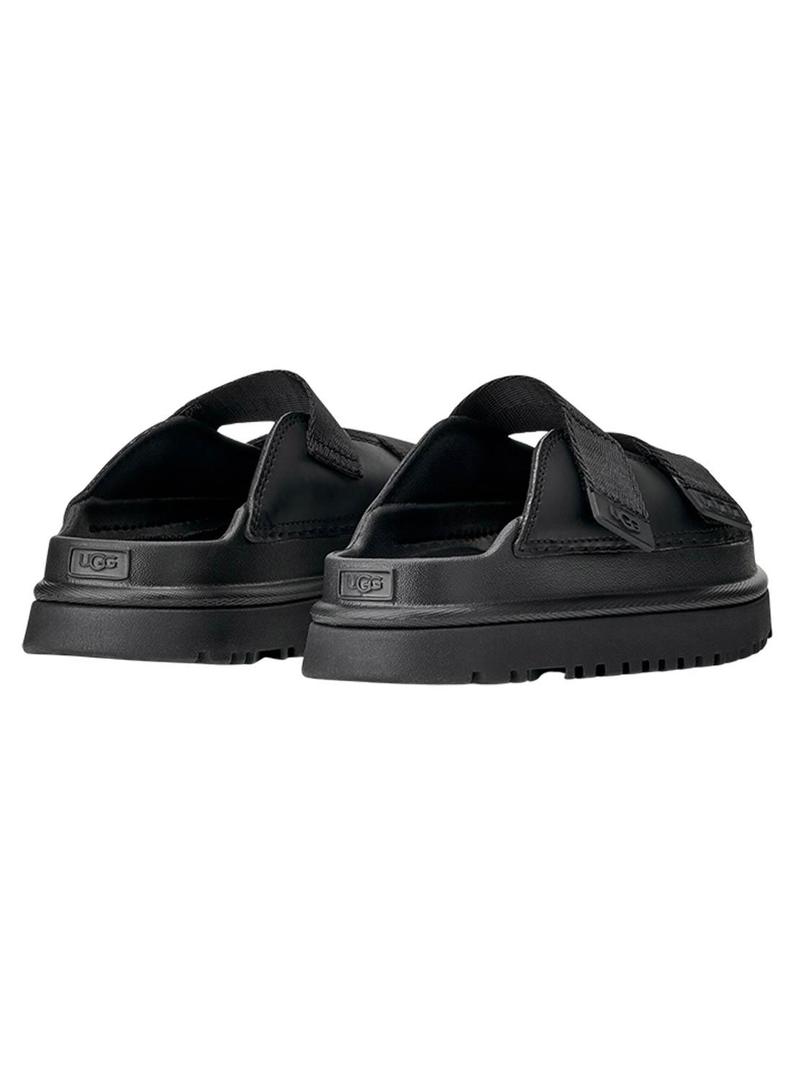Sandálias UGG GoldenGlow Slide preto para menino e menina