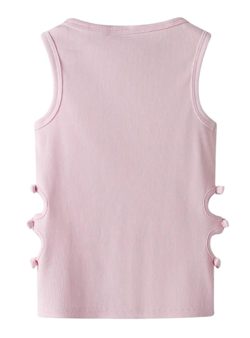 Camiseta Name It Holutti rosa para menina.